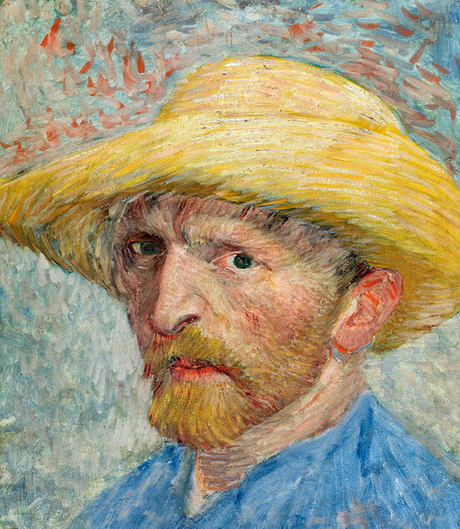 Wall art by popular artists showing a classic brushstroke portrait inspired by Van Gogh