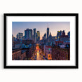 Extra large abstract art print featuring vibrant, textured swirls of multiple colors on canvas.