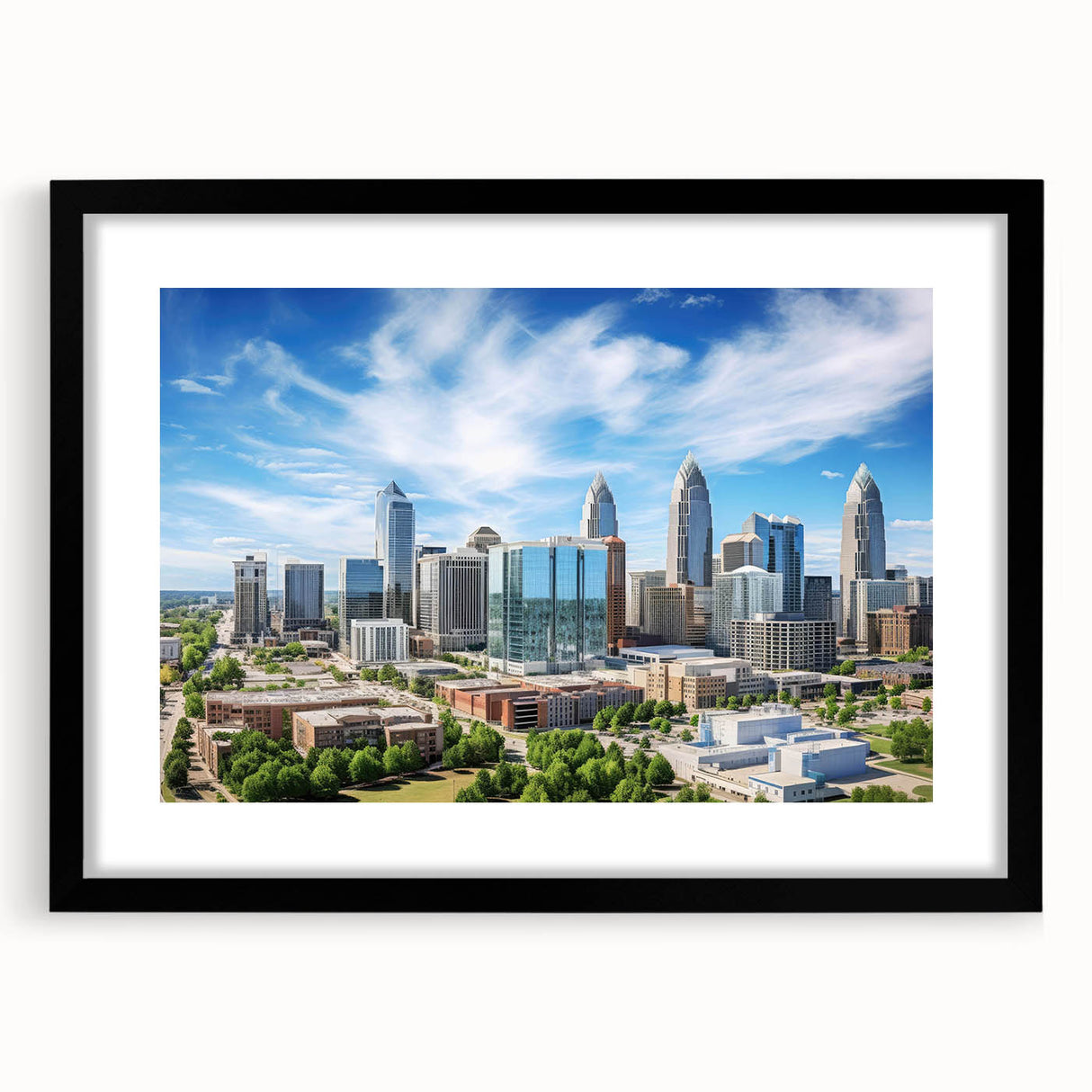 Extra large abstract art print on canvas featuring vibrant, textured strokes in a range of colors.