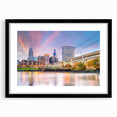 Extra large abstract art print on canvas, featuring textured, colorful swirls, suitable for living room decor.