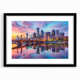 Extra large abstract art print with vibrant colors and textured surface on canvas, ideal for living room decor.