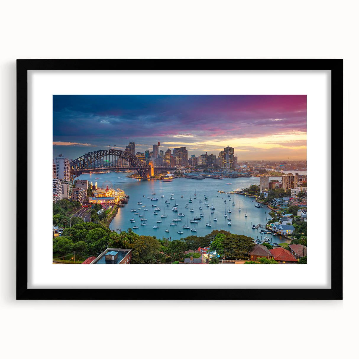Extra large abstract art print featuring a textured mix of vibrant, colorful swirls on canvas, ideal for living room decor.