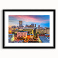 Extra large abstract art print featuring vibrant, textured swirls of multicolored paint on canvas.