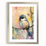 Silver-framed picture with a mat, showcasing a sleek front view ideal for displaying artwork or photographs, enhancing home decor aesthetics. Perfect for stylish interiors.
