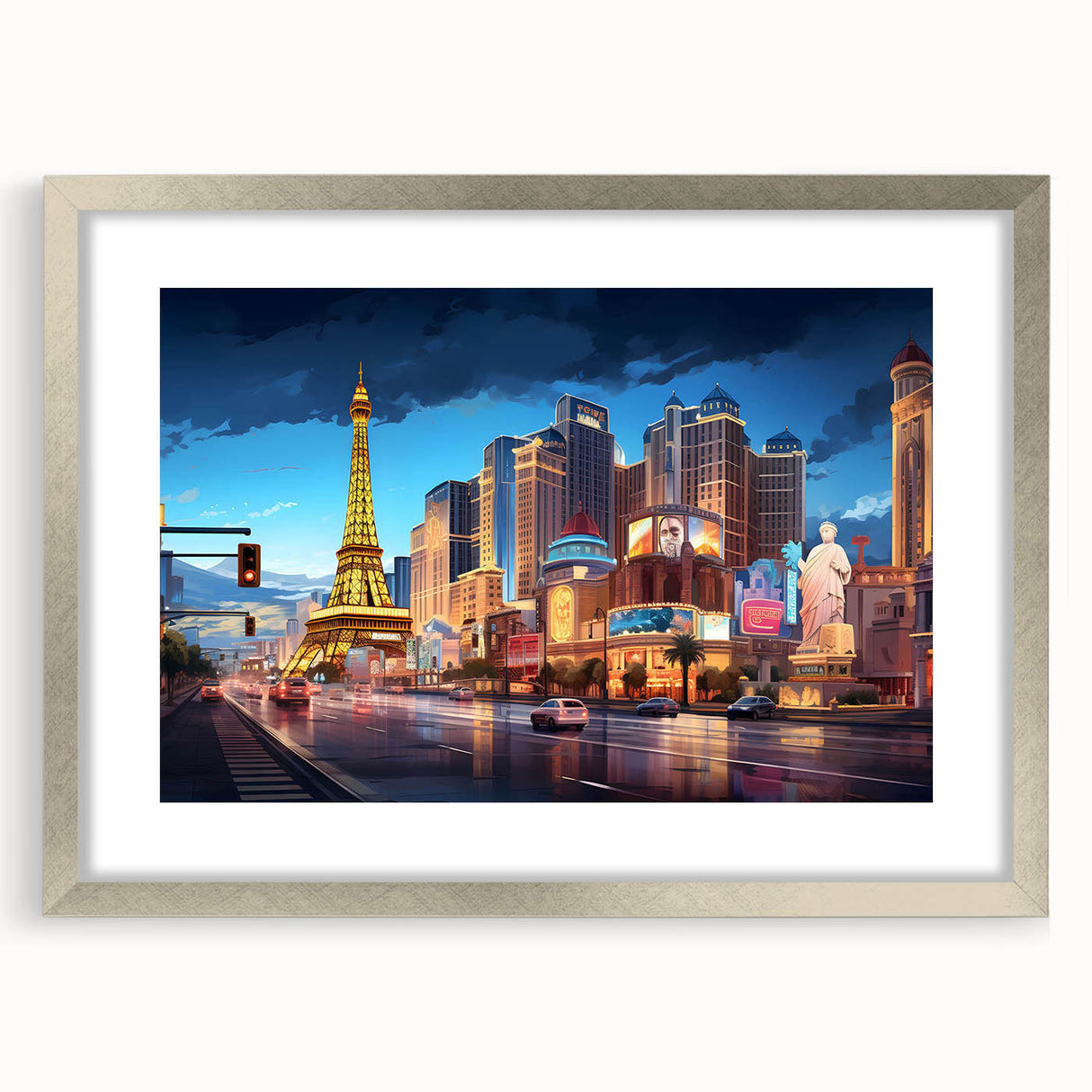 Textured abstract art print in muted earth tones on canvas, suitable for bedroom ambiance.