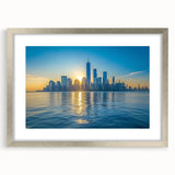 Textured abstract art print in blue and grey tones on canvas, suitable for enhancing a modern bedroom ambiance.