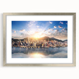 Textured abstract art print in muted earth tones on canvas, suitable for enhancing a bedroom's ambiance.