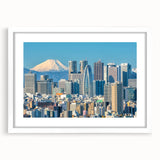 Abstract art print featuring swirling blue and gray tones on canvas, suited for modern bedroom or dining room decor.