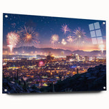 Large abstract wall art in blue and white tones on canvas, suitable for bedroom or dining room decor.