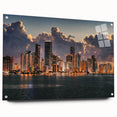 Large abstract wall art featuring swirling blue and gray tones on canvas, suitable for bedroom or dining room decor.