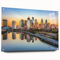 Large abstract wall art in vibrant blue and green tones on canvas, suitable for bedroom or dining room decor.