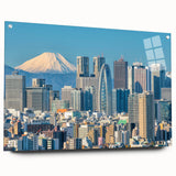 Large abstract wall art in muted gray and blue tones on canvas, suitable for bedroom or dining room decor.