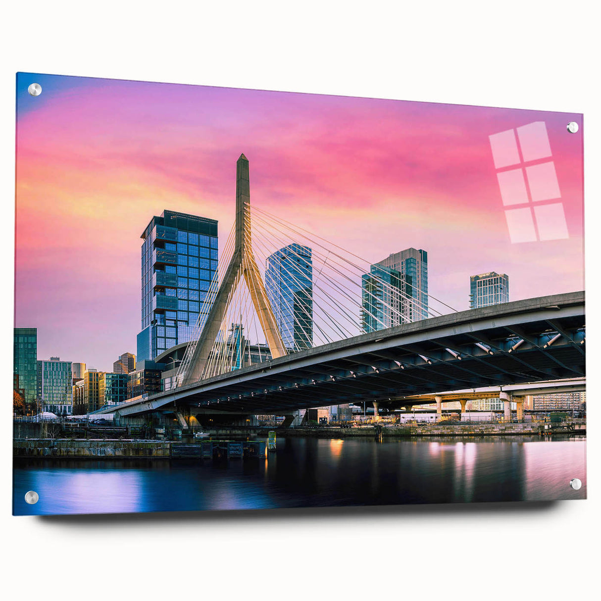 Large abstract wall art featuring swirling blue and gray tones on canvas, suitable for bedroom or dining room ambiance.