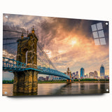 Large abstract wall art featuring swirling blue and gray tones on canvas, ideal for modern bedroom or dining room decor.