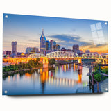 Large abstract wall art in blue and white tones on canvas, suitable for bedroom or dining room.