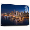 Large abstract wall art featuring swirls of blue and gray, ideal for modern bedroom or dining room ambiance.