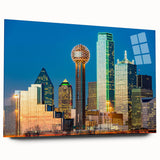 Large abstract wall art in vibrant blues and greens on stretched canvas, ideal for modern bedroom or dining room decor.