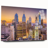 Large abstract wall art in blues and grays on canvas, suitable for bedroom or dining room decor.