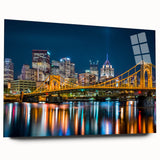 Large abstract wall art featuring swirling blue and gray tones on canvas, suitable for bedroom or dining room decor.