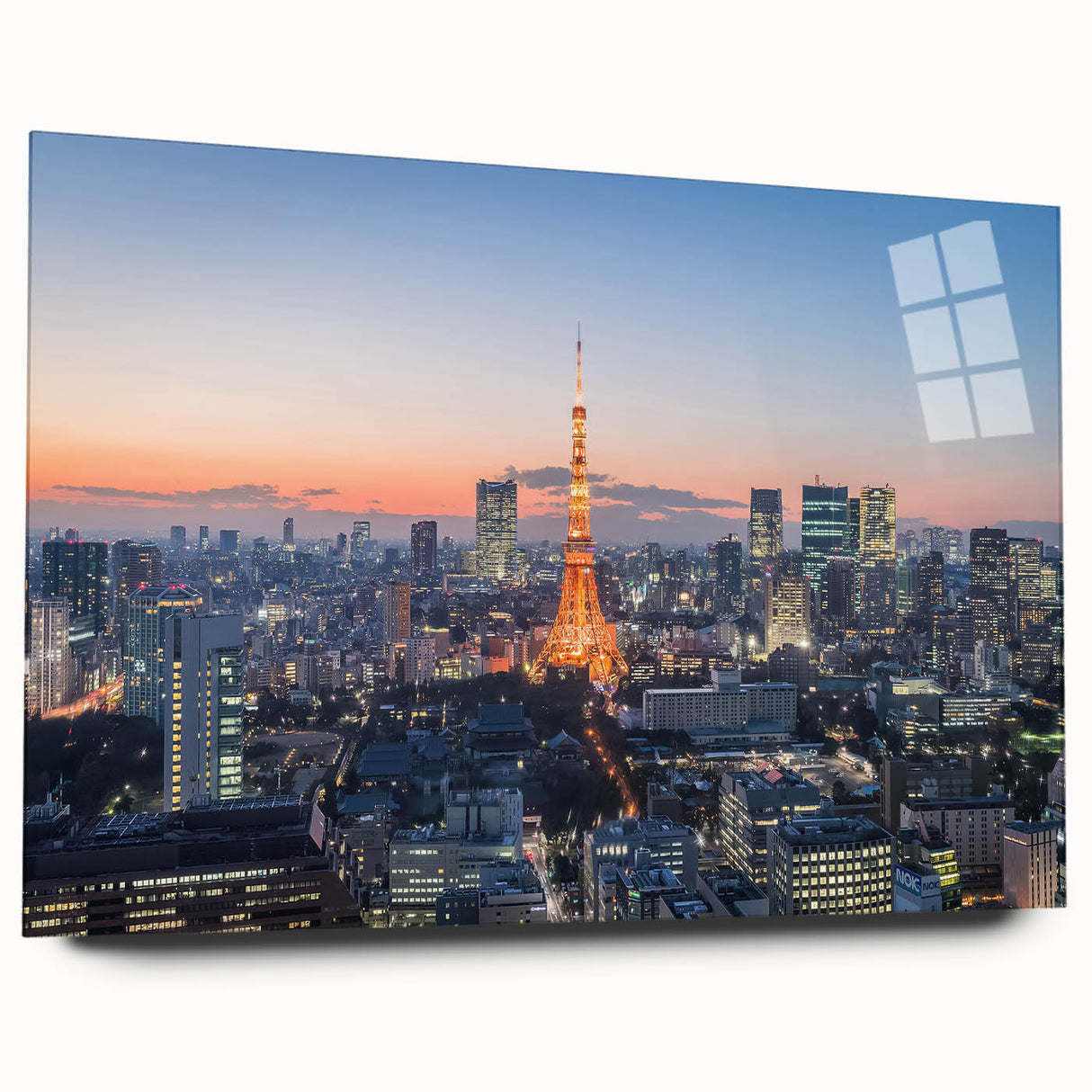 Large abstract wall art featuring swirling blue and gray tones on canvas, ideal for modern bedroom or dining room ambiance.