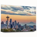 Large abstract wall art featuring swirling blue and gray tones on a canvas, suitable for bedroom or dining room decor.