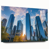 Large abstract wall art in vibrant blue and green tones on canvas, ideal for bedroom or dining room decor.