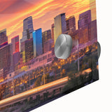 Large abstract wall art in muted earth tones on rolled canvas, ideal for dining room ambiance.