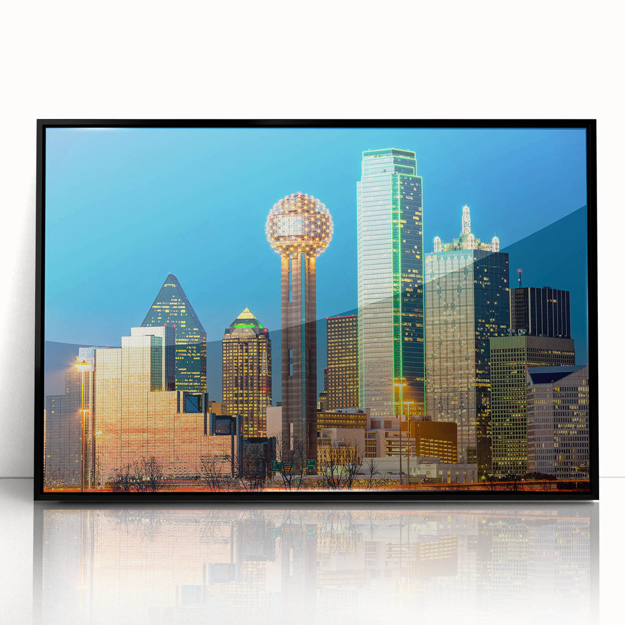 Large abstract wall art featuring swirling blue and gray tones on canvas, ideal for modern living room decor.