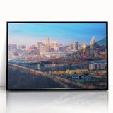 Large abstract wall art featuring geometric shapes in earth tones on canvas, suitable for modern living room decor.