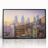 Large abstract wall art featuring swirling blue and gray tones on canvas, ideal for modern art wall decor.