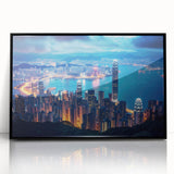 Large abstract wall art featuring swirling blue and green patterns on canvas, ideal for modern art wall decor.