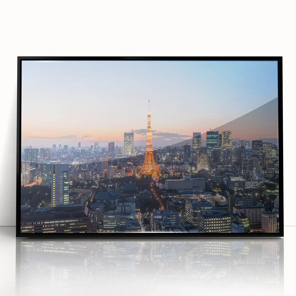 Large abstract wall art in muted earth tones on canvas, featuring mid-century modernist design.