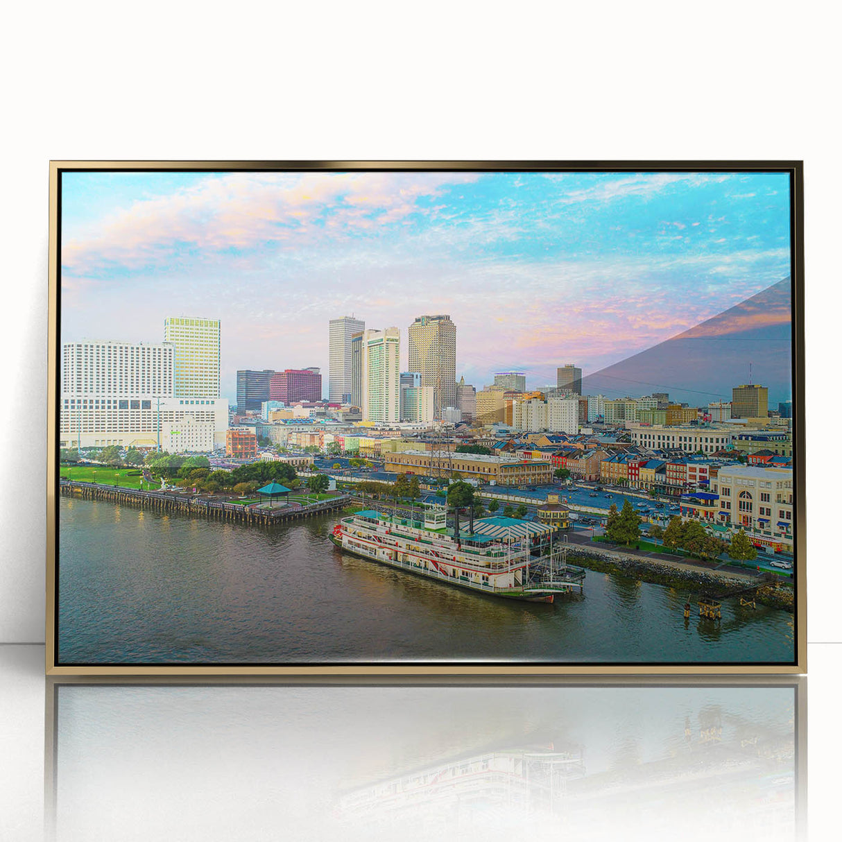 Mid-century modernist art print featuring geometric shapes in muted earth tones, ideal for nursery wall decor.