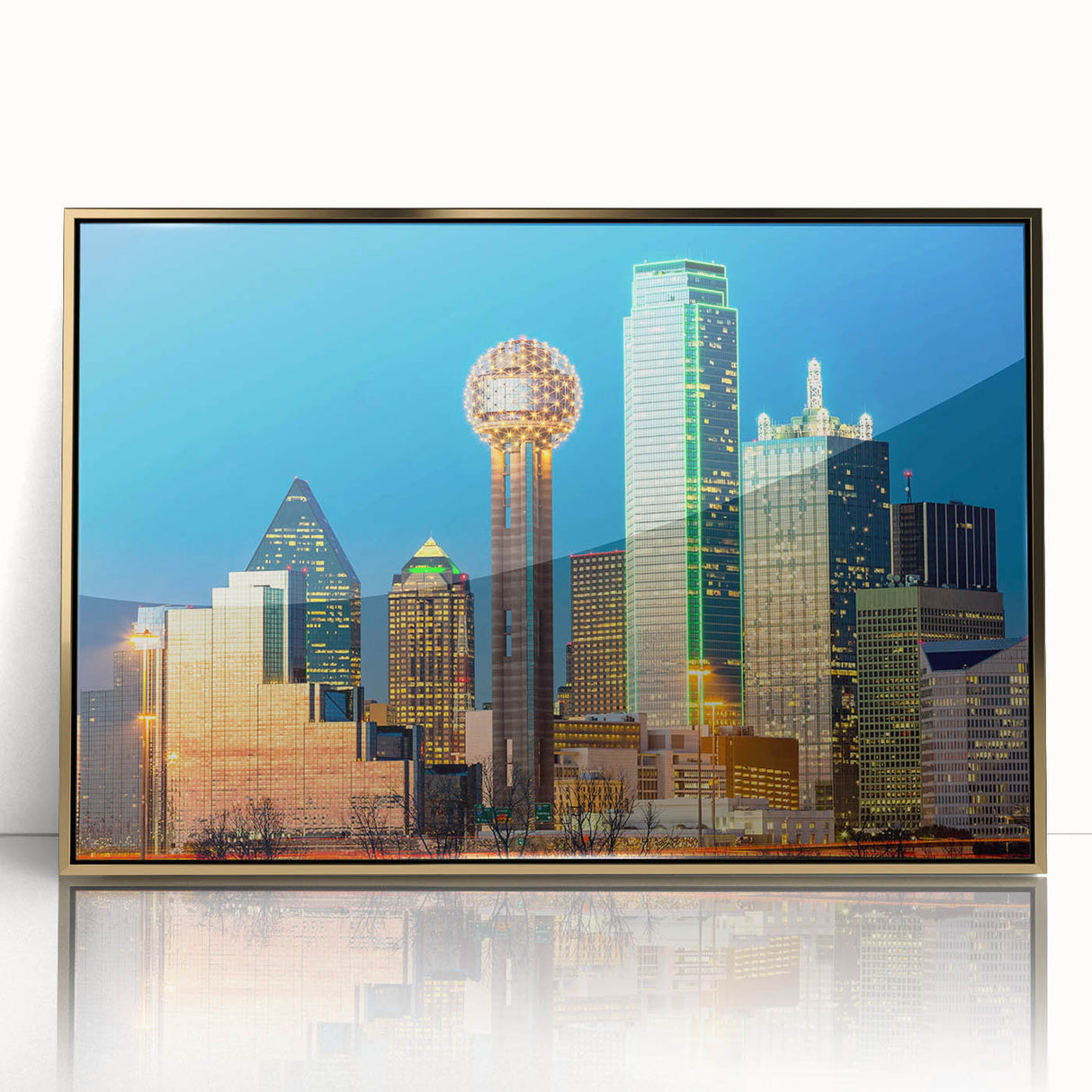 Large art print of a mid-century modernist abstract design in pastel shades on canvas, ideal for nursery wall art.