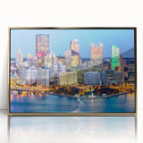 Large art print featuring a mid-century modernist abstract design in muted earth tones, ideal for nursery wall decor.