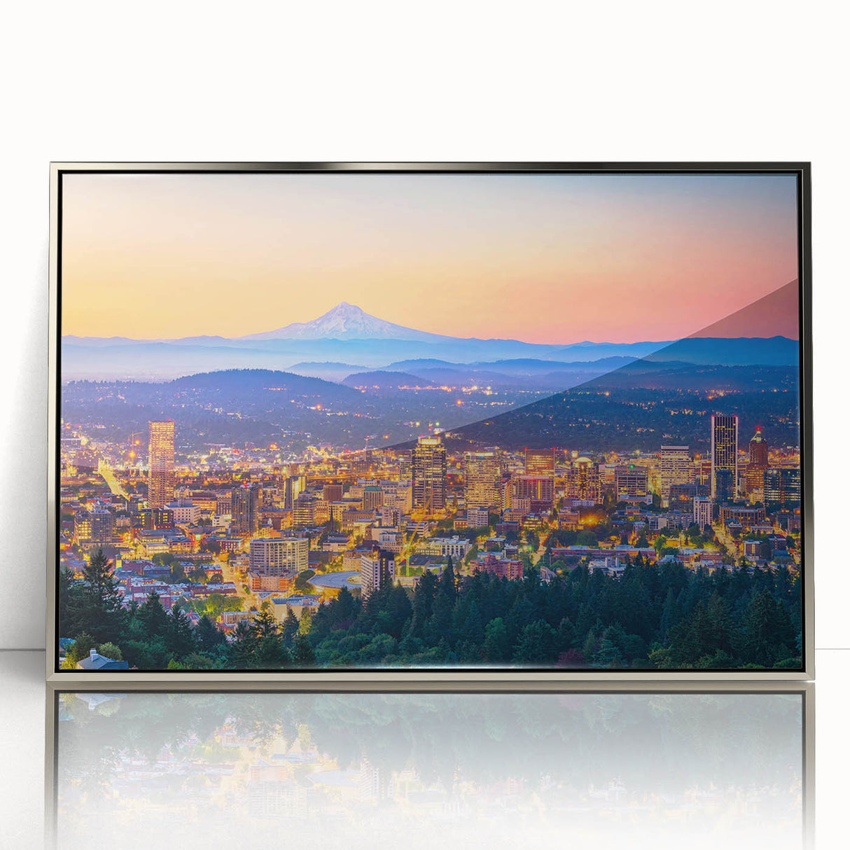 Mid-century modernist art poster featuring geometric shapes in pastel colors, ideal for nursery wall art.