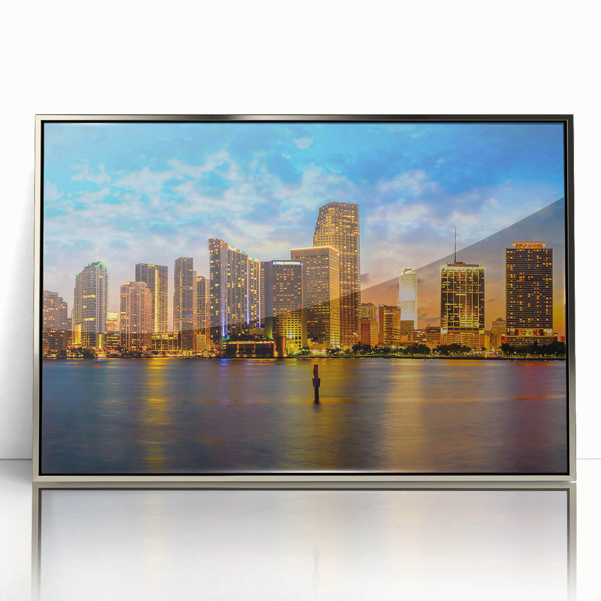 Mid-century modernist art deco poster featuring geometric shapes in pastel shades, ideal for nursery wall art.