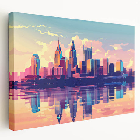Large abstract canvas art featuring swirling blue and white patterns, ideal for kitchen wall art.