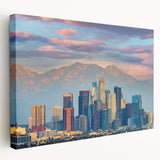 Large abstract painting in vibrant orange and blue tones on canvas, suitable for kitchen wall decor.