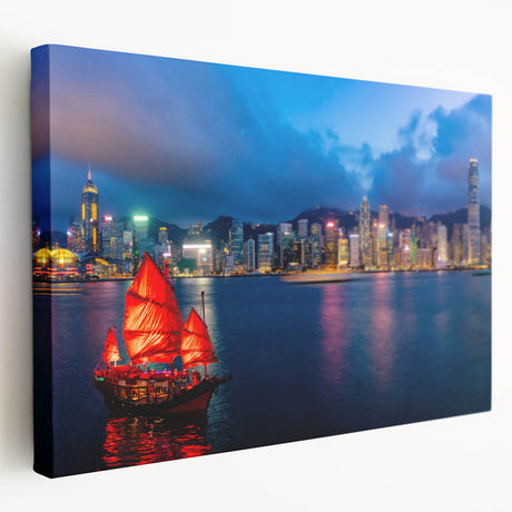 Large abstract canvas print in vibrant blue and green tones, suitable for kitchen wall art.