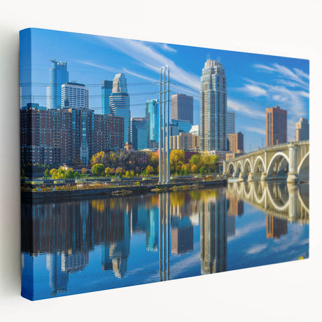 Large abstract acrylic print with swirls of blue and green, suitable for kitchen wall art.