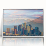 Art deco poster featuring a geometric pattern in pastel shades, ideal for nursery wall art.