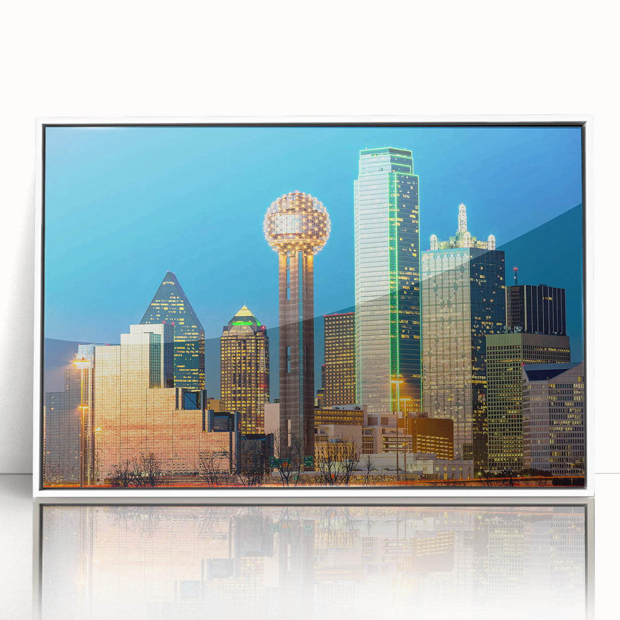 Art deco poster featuring a stylized stork in pastel shades, ideal for nursery wall art on framed canvas.