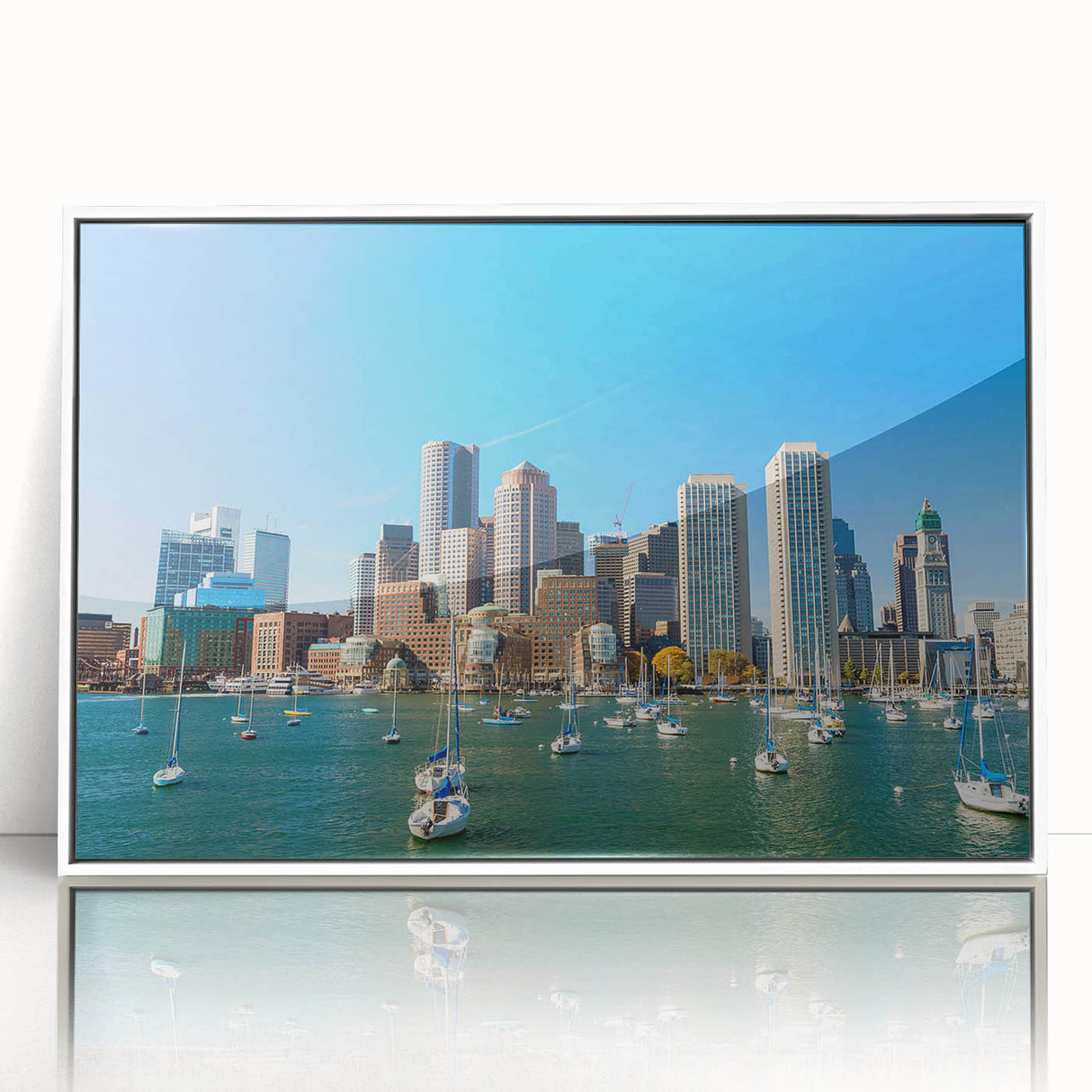 Art deco poster featuring a geometric pattern in muted gold and teal tones on canvas, ideal for nursery wall decor.