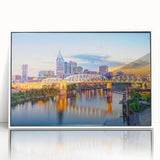 Art deco poster featuring a geometric pattern in pastel shades on canvas, suitable for nursery wall art.