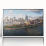 Art deco poster featuring geometric shapes in pastel shades on canvas, suitable for nursery wall art.