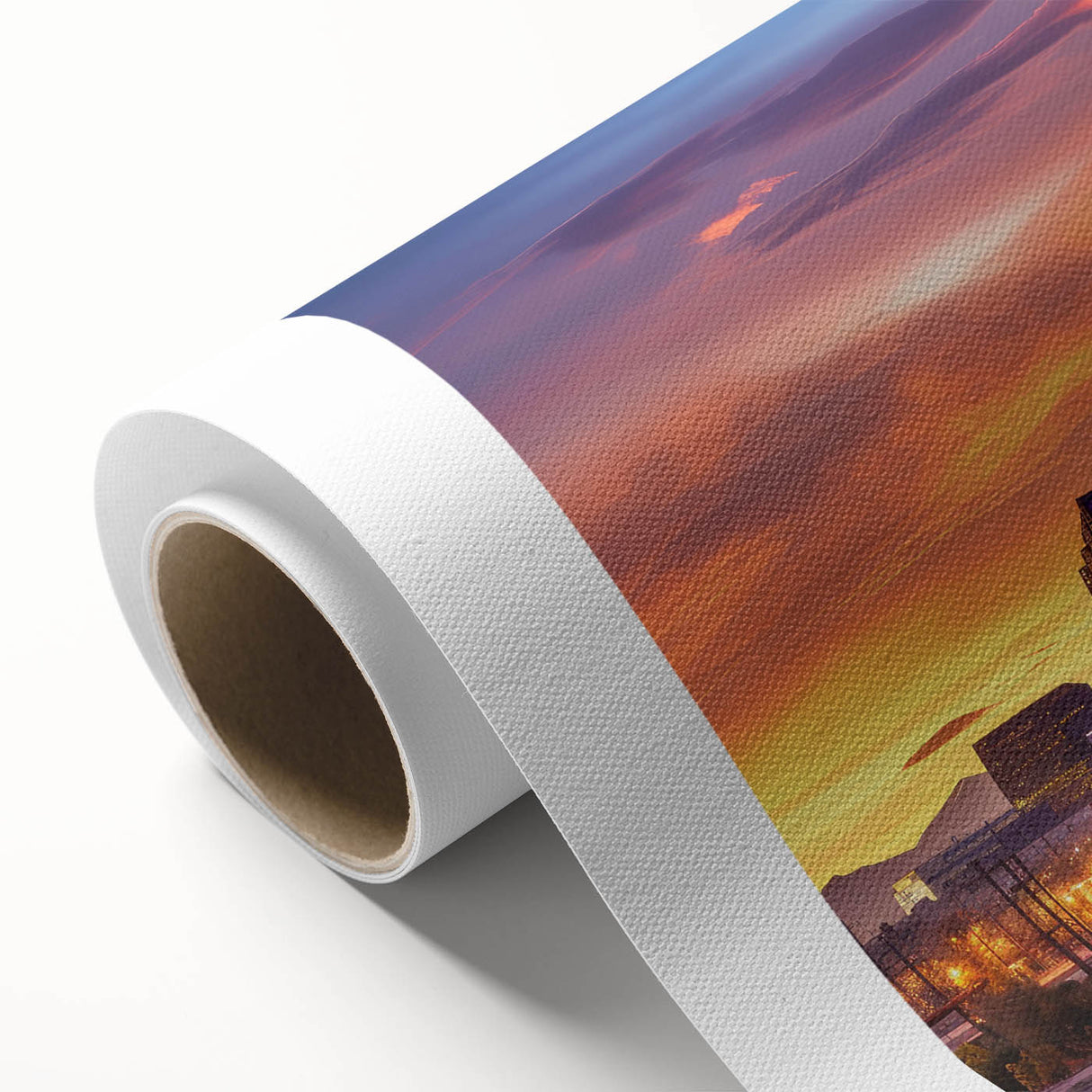 Art deco poster featuring a whimsical animal parade in pastel shades, ideal for nursery wall art.