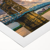 Art deco poster featuring geometric patterns in gold and black tones, suitable for dining room or bathroom wall art.