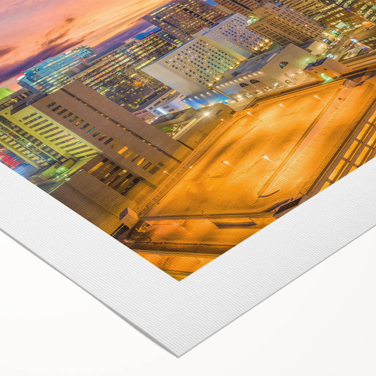 Art deco poster featuring geometric patterns in gold and black, ideal for dining room or bathroom wall art.