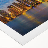 Art deco poster featuring a geometric pattern in gold and black tones, ideal for dining room or bathroom wall art.